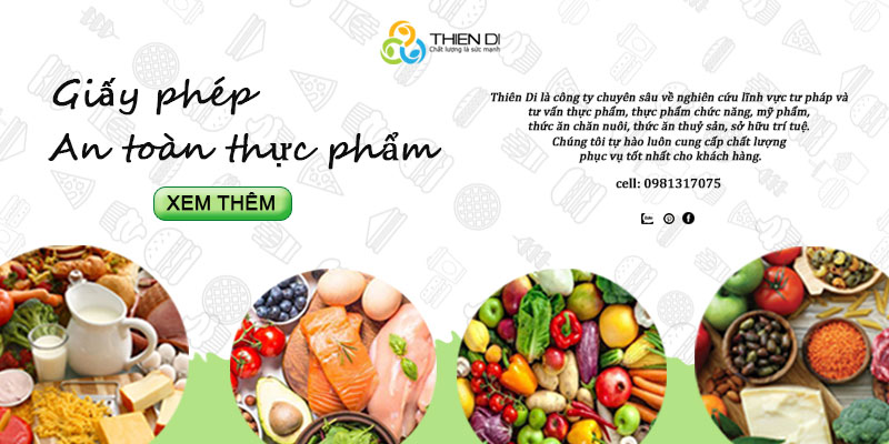 giấy phép an toàn thực phẩm