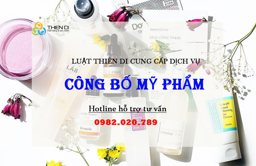 Công bố mỹ phẩm