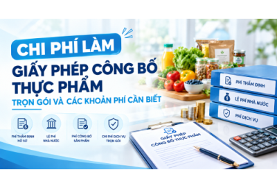 Chi Phí Làm Giấy Phép Công Bố Thực Phẩm Trọn Gói Và Các Khoản Phí Cần Biết